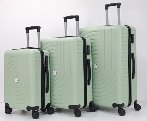 Set of 3 Suitcases 50 - 60 - 70 cm I Rigid Shell in ABS I 4 Wheels at 360° - HOMEROKK PARIS