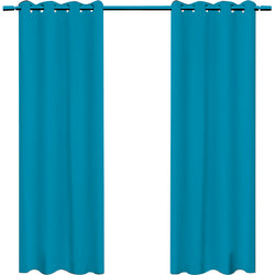 Comprar azul-turquesa Paquete de 10 cortinas opacas 140 x 240 cm - 7,00 € sin IVA /pz