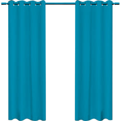 Comprar azul-turquesa Paquete de 10 cortinas opacas 140 x 260 cm - 7,50 € sin IVA /pz